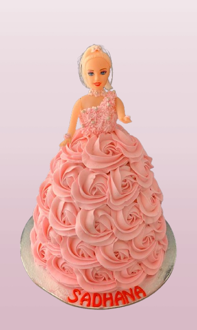 Doll Cake Design for a Girl